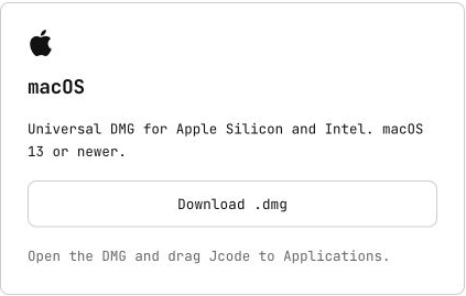 Choose the macOS DMG. Raw browser capture.